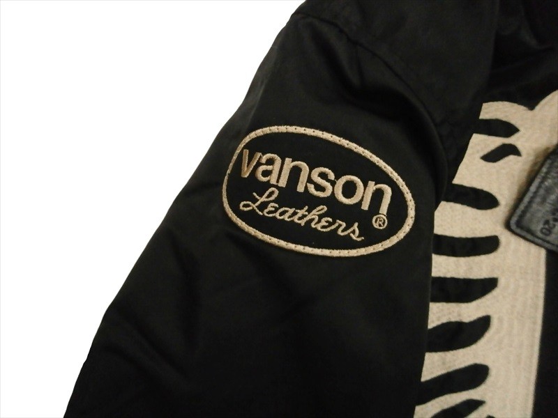 VANSON（バンソン） MA-1 NVJK-604 ヒューマンボーン刺繍・シリアルNo
