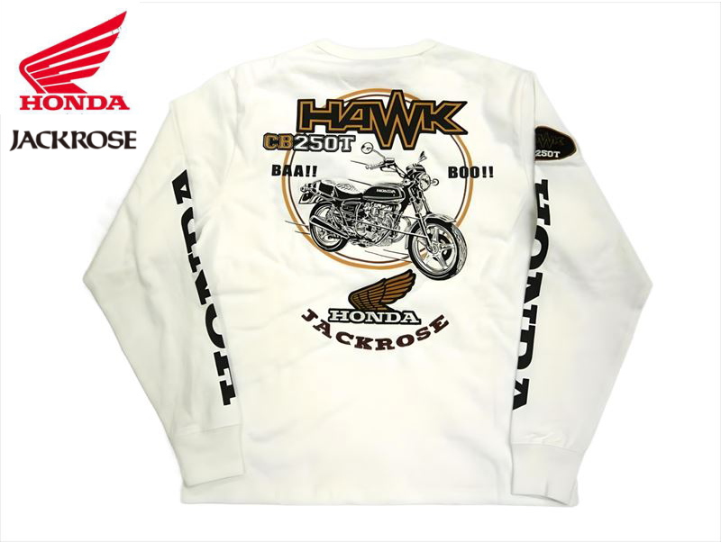 Honda(ホンダ)×JACKROSE(ジャックローズ) コラボ 長袖Tシャツ 