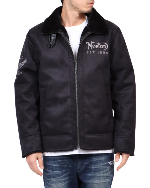 n*o様 未使用品　Norton ノートン B-3ジャケット 213N1706 ノートン Norton B-3ジャケット 213N1706 撥水 アーム イーグル