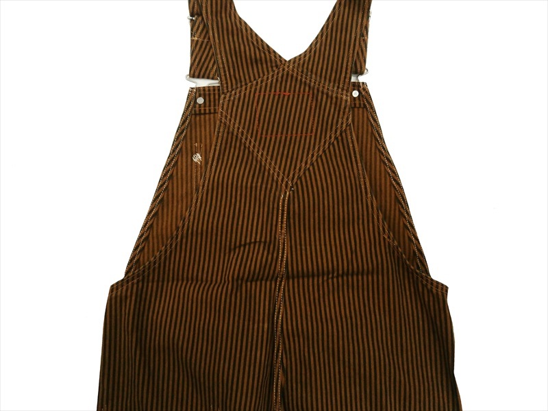 リーバイス　ブラウン コットン オーバーオール リーバイス LEVI'S WORKWEAR オーバーオール ブラウン BLACK