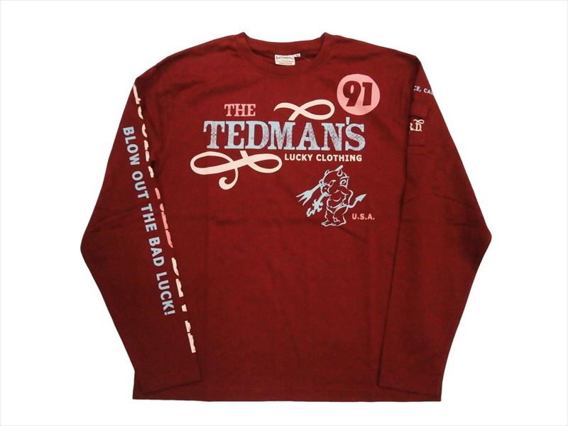 テッドマン TEDMAN/エフ商会 長袖Tシャツ TDLS-350 