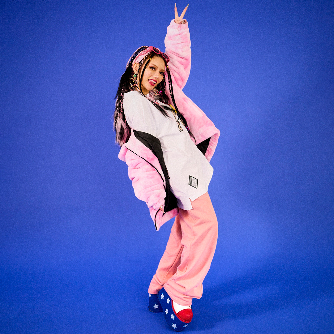 KRYCLOTHING フェイクファージャンバー　ガルフィー あざとい耳付きファーブルゾン」 | KRY clothing