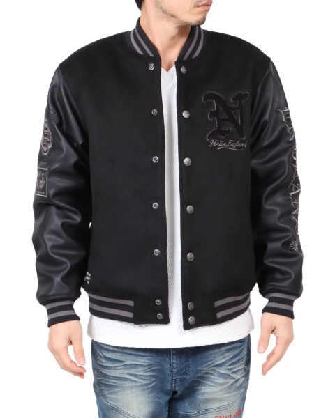 ノートン（NORTON） スタジアムジャンバー 243N1707 モノトーン サガラ