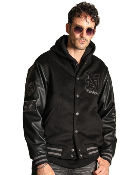 ノートン（NORTON） スタジアムジャンバー 243N1707 モノトーン サガラ