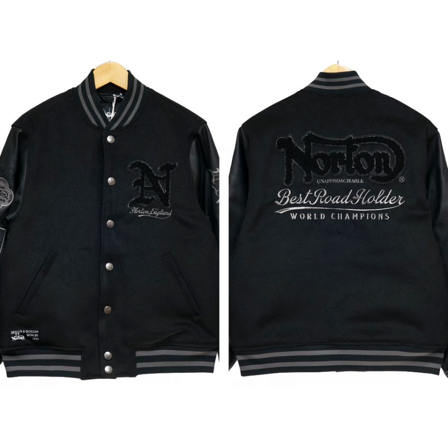 ノートン（NORTON） スタジアムジャンバー 243N1707 モノトーン サガラ