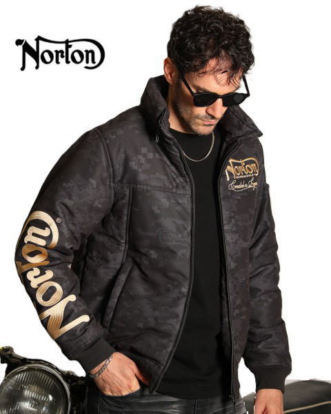 ノートン（NORTON） ジャケット 243N1602 撥水 ポリ ピーチ デジタル