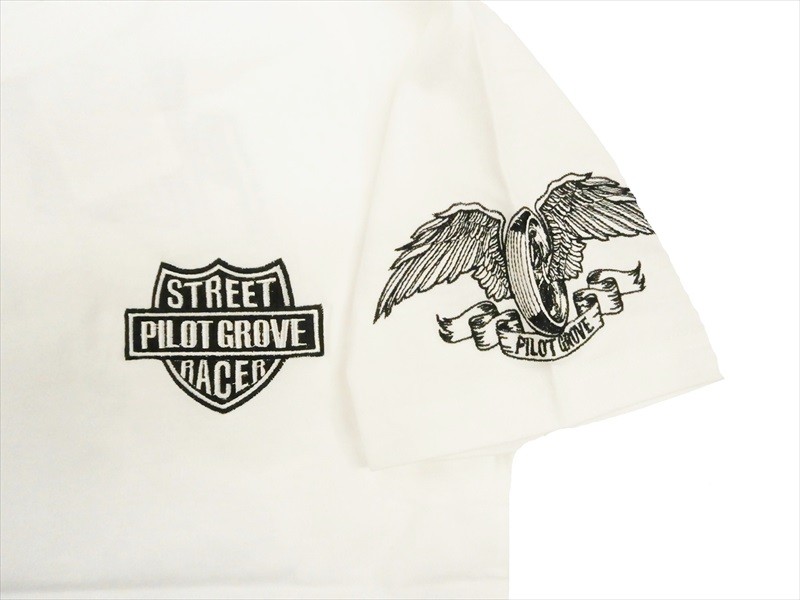 PILOT GROVE×LOONEY TUNES コラボ 半袖Tシャツ 262109 刺繍＆プリント