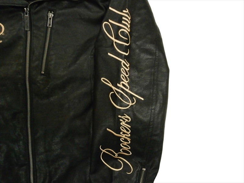 ノートン（NORTON） ライダース 183N1601 ロゴ刺繍 PU(フェイクレザー