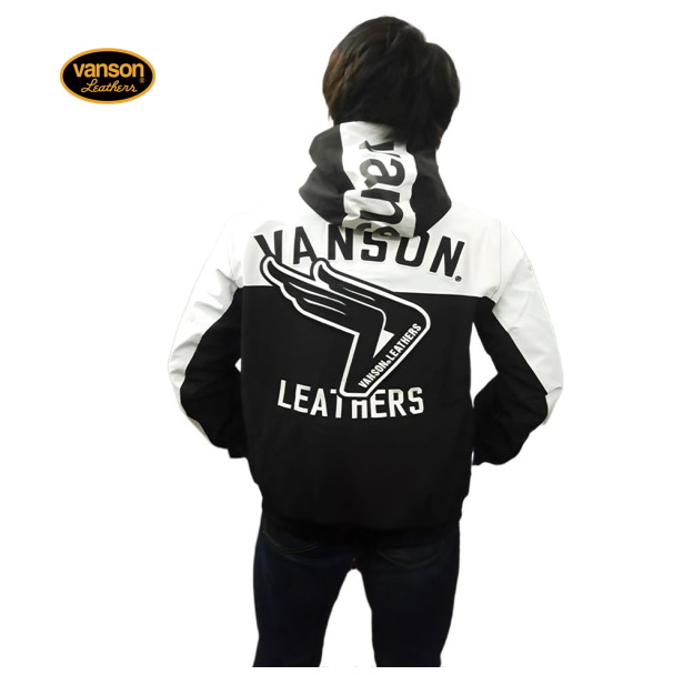 VANSON（バンソン） フーディージャケット NVSZ-2307 三層ストレッチ