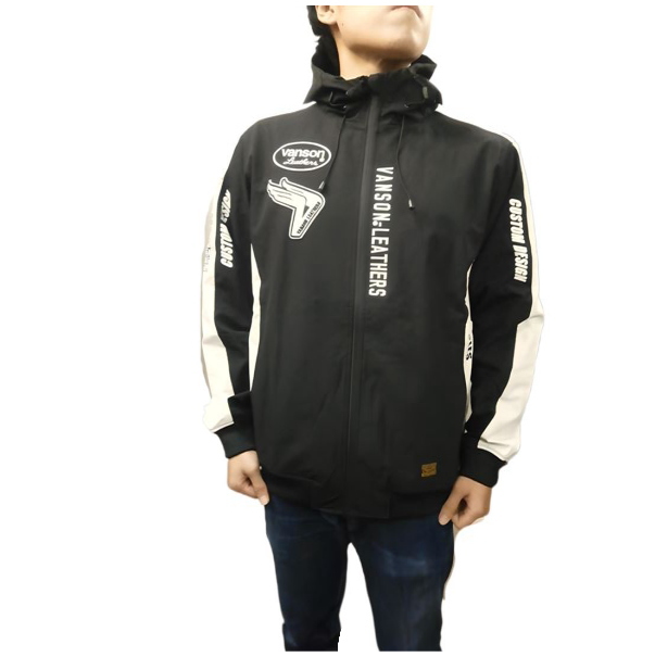 VANSON（バンソン） フーディージャケット NVSZ-2307 三層ストレッチ