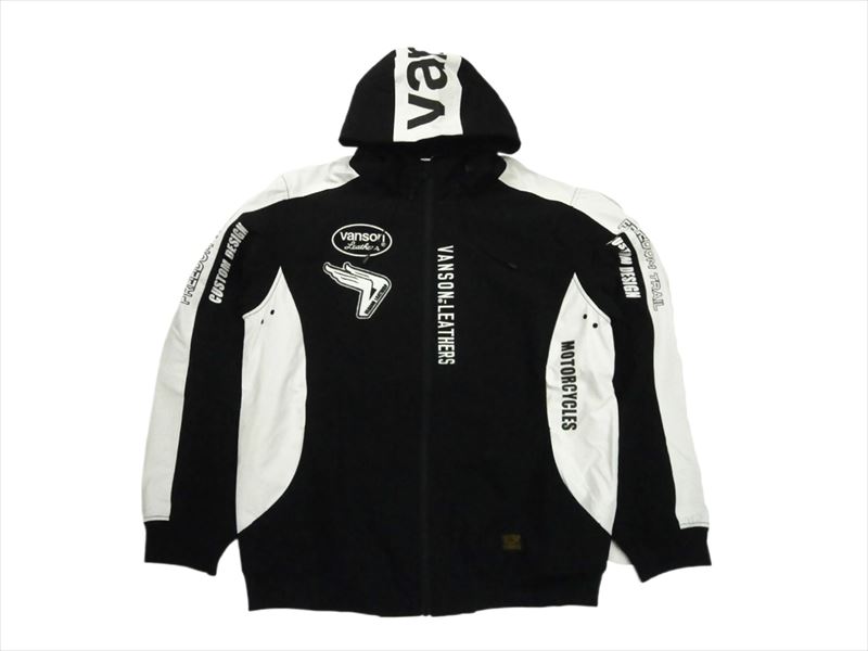 VANSON（バンソン） フーディージャケット NVSZ-2307 三層ストレッチ