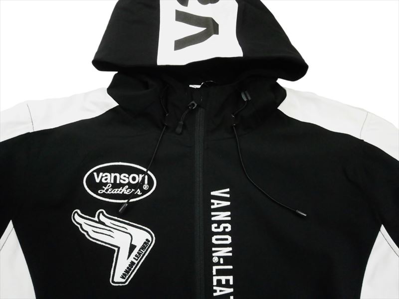 VANSON（バンソン） フーディージャケット NVSZ-2307 三層ストレッチ