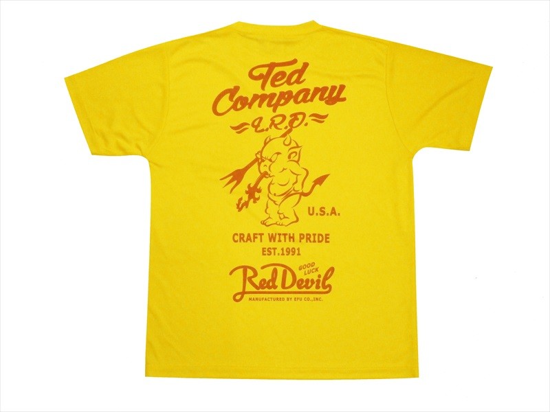 テッドマン TEDMAN/エフ商会 半袖Tシャツ TDRYT-700 "ドライTシャツ/TEDMAN"プリント アメカジTシャツ 全5色｜bros-clothing｜06