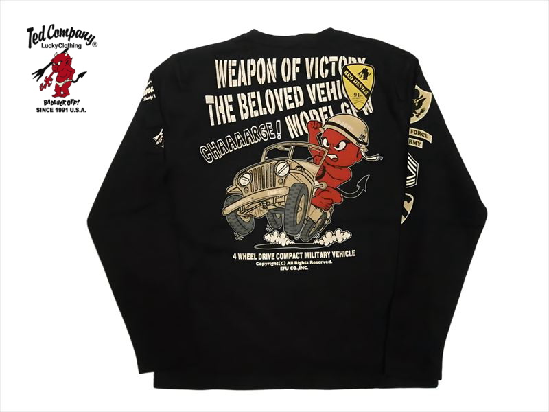 TEDMAN（テッドマン） TEDMAN/エフ商会 長袖Tシャツ TDLS-361 