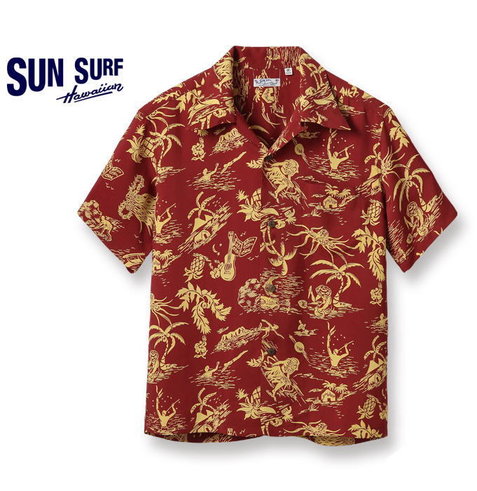 サンサーフ　Sun Bros. アロハシャツ M ブラウン 楽天市場】SUN SURF サンサーフ アロハシャツRAYON S/S SPECIAL