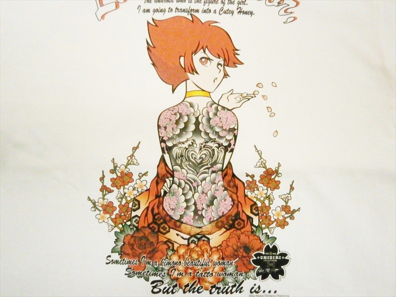 キューティーハニー×CHIGIRI/契・コラボTシャツ CHS34-653