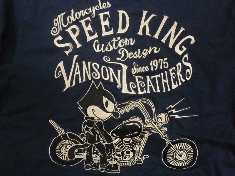 【刺繍】Felix The Catコラボ VANSON ロングTシャツsizeL 楽天市場】VANSON バンソン 長袖Tシャツ（ロンT） FELIX THE CAT