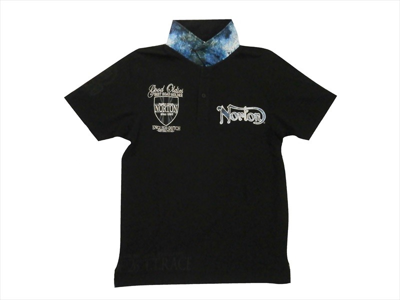 Norton 　ノートン　半袖ポロシャツ　刺繍入り　 Lサイズ 252n1201-m1.jpg