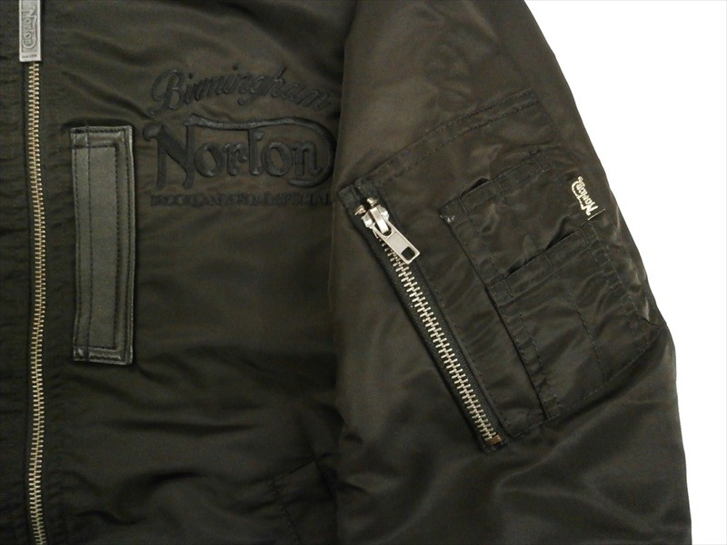 Norton ノートン　フライトジャケット MA-1 ノートン（NORTON） ma-1フライトジャケット 63N1706 刺繍 MA-1