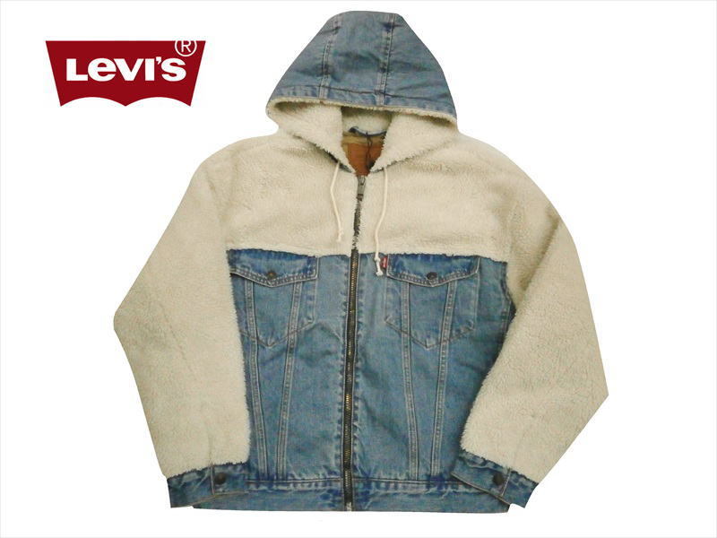 リーバイス Levi's デニム×ボアジャケット 28875-0002 フーデッド 