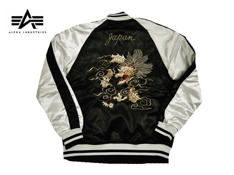 アルファ リバーシブル スカジャン MA-1 Alpha Industries（アルファ・インダストリーズ） ALPHA INDUSTRIES