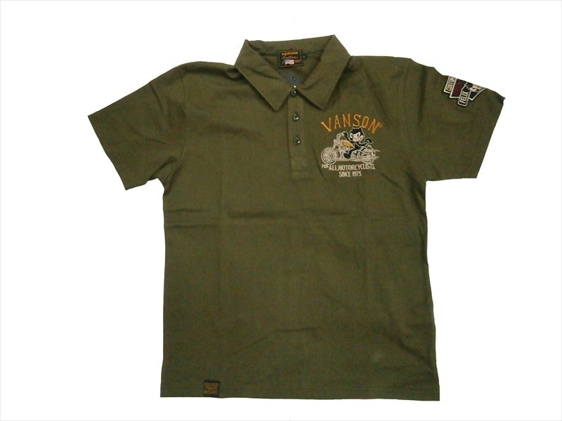Vanson Rough Riders ポロシャツ XXL ブラック VANSON メンズポロシャツ｜トップス｜ファッション おすすめ人気