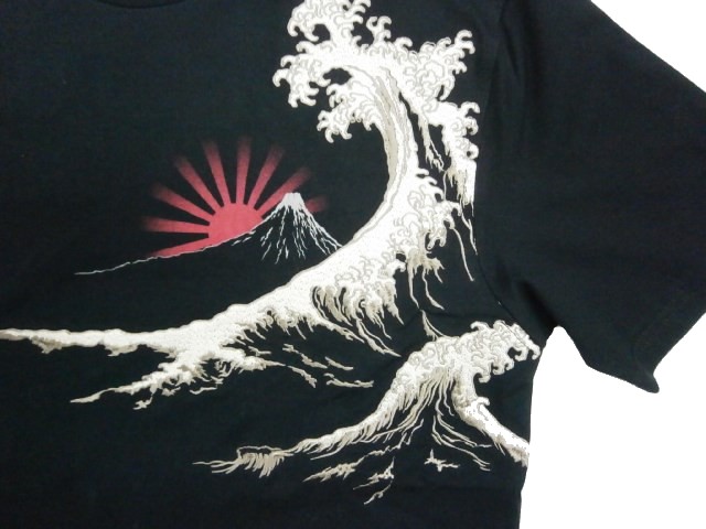 haraKIRI（ハラキリ） 和柄Tシャツ HKT-411 刺繍＆プリント「龍虎日照 