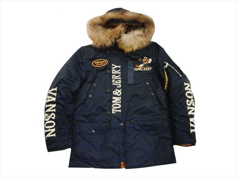 VANSON バンソン×トムとジェリー・コラボ N-3Bフライトジャケット TJV-935 