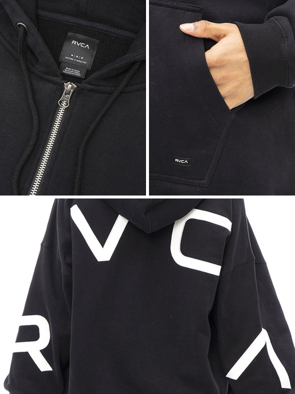 RVCA ルーカ パーカー スウェット ジップパーカー メンズ レディース