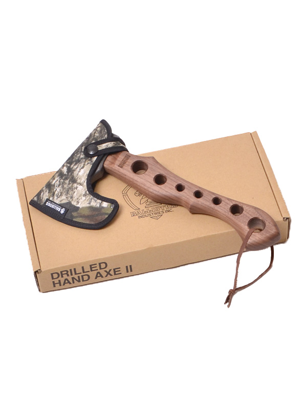 新品バリスティクス 斧DRILLED HAND AXE II ウォルナット 手斧-