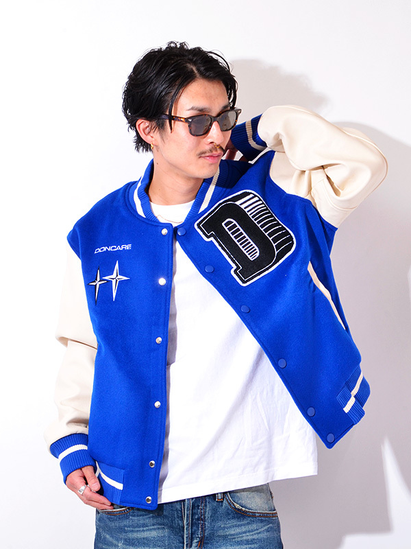 DONCARE ドンケア スタジャン メンズ レディース Casino Jacket LOGO VARSITY JACKET カジノ OUT- DONCARE-1 :out-doncare-1:RODEO BROS 2nd - 通販 - Yahoo!ショッピング