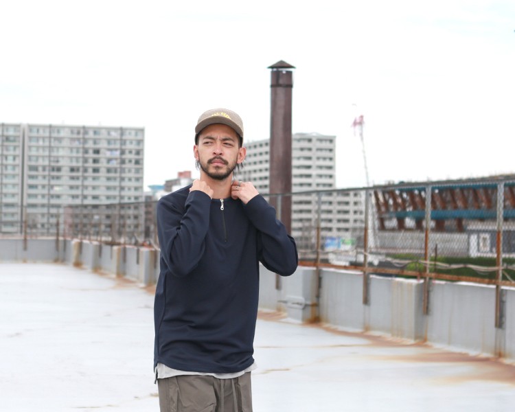 スピナーベイト Spinner Bait ハーフジップクルー ラグランL/SL TEE 強 ...