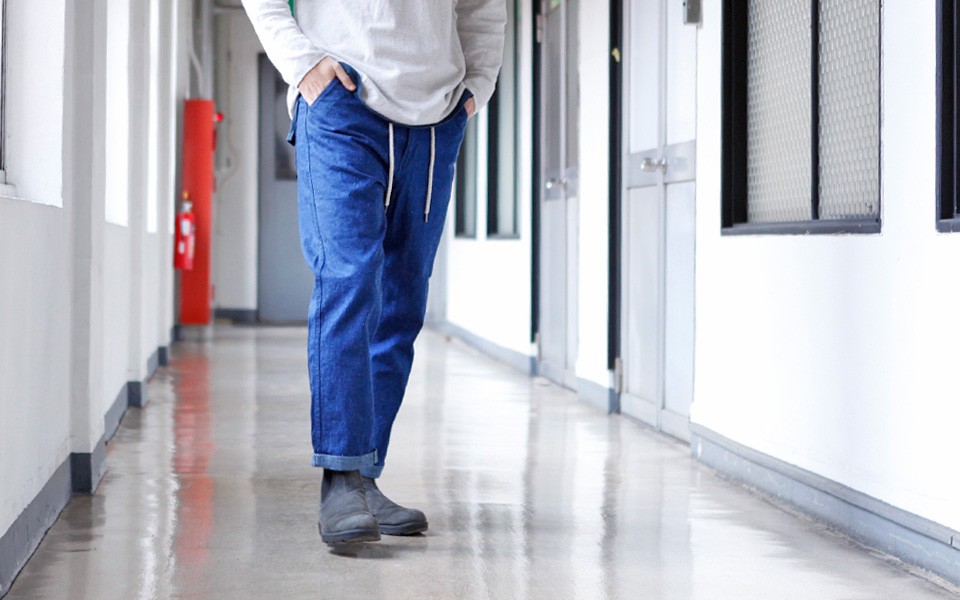 GOHEMP HARVESTER PANTS デニム　M GOHEMP（ゴーヘンプ） GO HEMP HARVESTER PANTS / H/C SLUB NEP 11oz