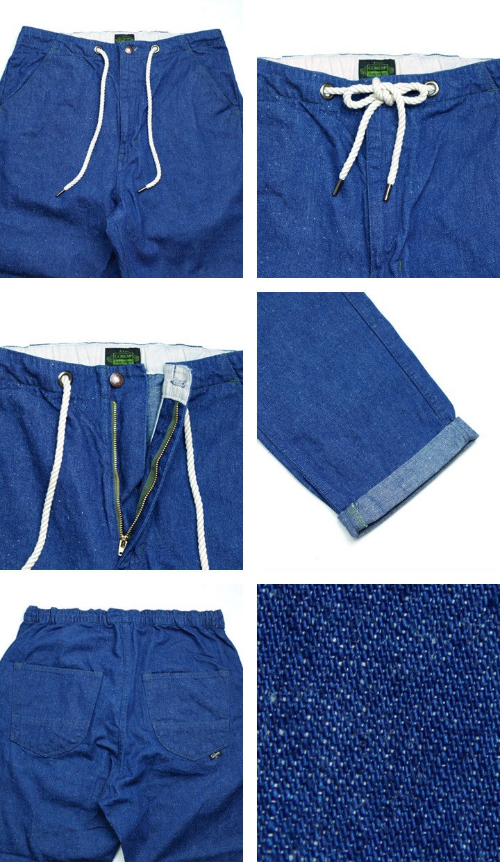 GOHEMP（ゴーヘンプ） GO HEMP HARVESTER PANTS / H/C SLUB NEP 11oz