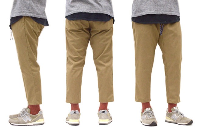 Phateewear Phatee ファッティー ONE TUCK EASY SLACKS : BROWN