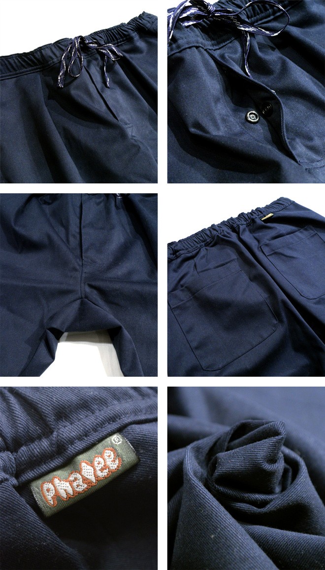 Phateewear Phatee ファッティー ONE TUCK EASY SLACKS : BROWN