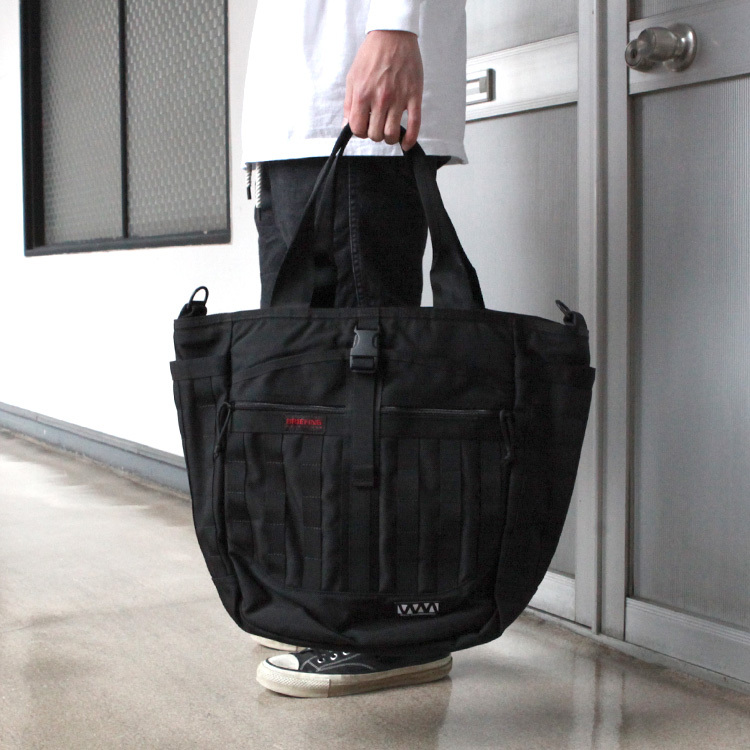 White Mountaineering ホワイトマウンテニアリング トートバッグ WM x BRIEFING GYM WIRE TOTE