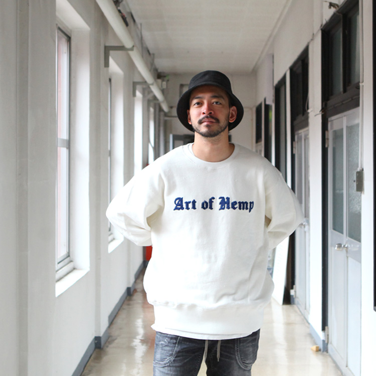 ゴーヘンプ GO HEMP gohemp トップス ART OF HEMP CREW SWEAT / HEMP