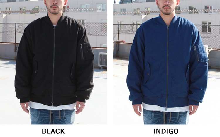 GOHEMP ゴーヘンプ GO HEMP PEACE MA-1 / H/C TWILL 起毛 ジャケット  