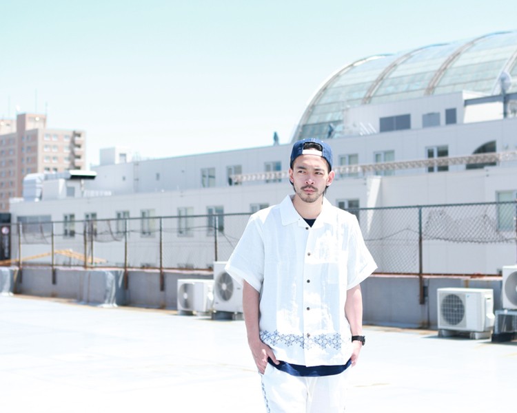 GOHEMP ゴーヘンプ GO HEMP YURURI SHIRTS / 麻柄刺繍 series