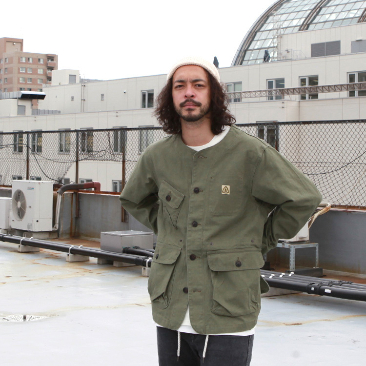 ゴーヘンプ GO HEMP gohemp アウター ジャケット MIGHTY JACKET WITH MULTI APRON / HEMP FIRE  PROOF