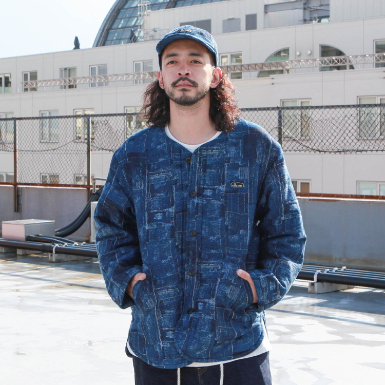 ゴーヘンプ GO HEMP gohemp アウター ジャケット MOUNTAIN RANGE JACKET / INDIGO PATCHWORK