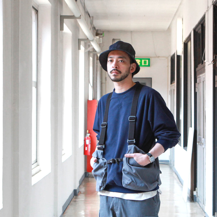 ゴーヘンプ GO HEMP gohemp ベスト TRAVEL CARGO VEST / H/C/RP CLOTH ...