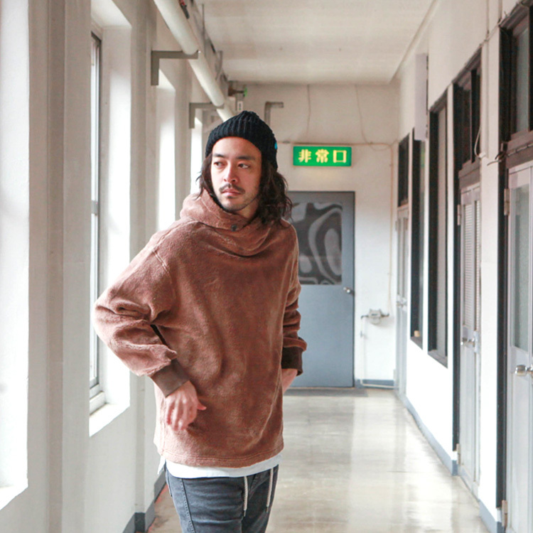 GOHEMP（ゴーヘンプ） GO HEMP gohemp トップス ボア EASY SHAWL HOODY 