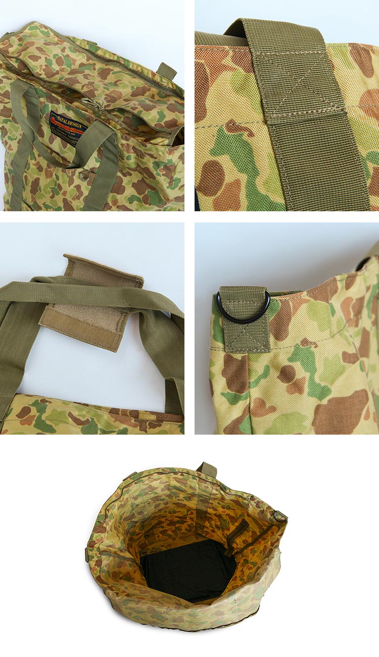 リンゴ　ネイタルデザイン カーミット Big toteBag 未使用】ネイタルデザイン Kamping Big Tote Bag CAMO - メルカリ
