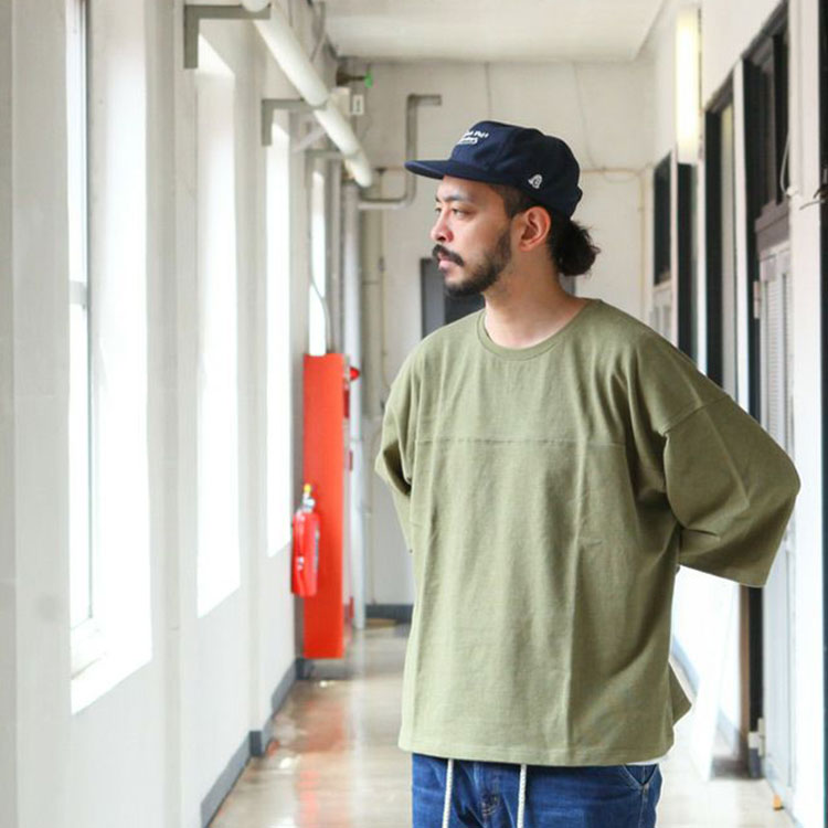 ネイタルデザイン】SHOP COAT QUAD GAUZE INDIGO / ショップ