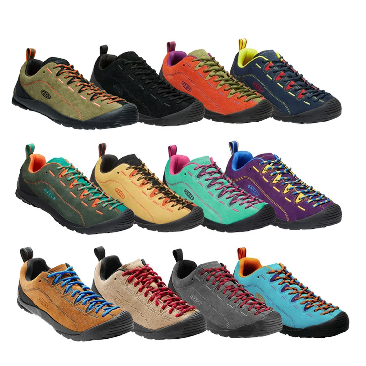 KEEN ジャスパー　24.5㎝　クライミングシューズ スエード グレー 赤紐 KEEN ジャスパー 24.5㎝ クライミングシューズ スエード グレー 赤紐