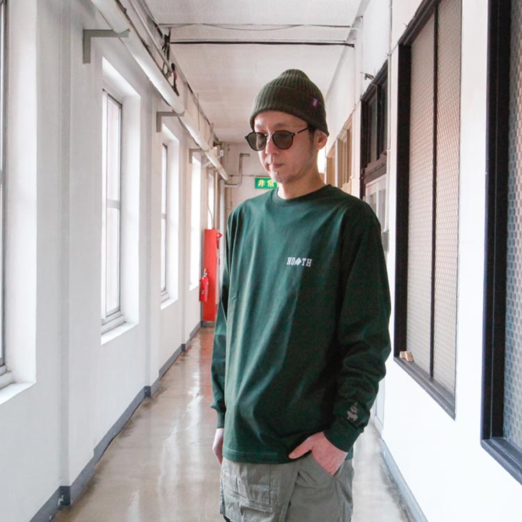 ★8★nagonstans ナチュラルカラー　ロンT NANGA(ナンガ) ECO HYBRID L/S TEE/3SLB エコハイブリッド ロング