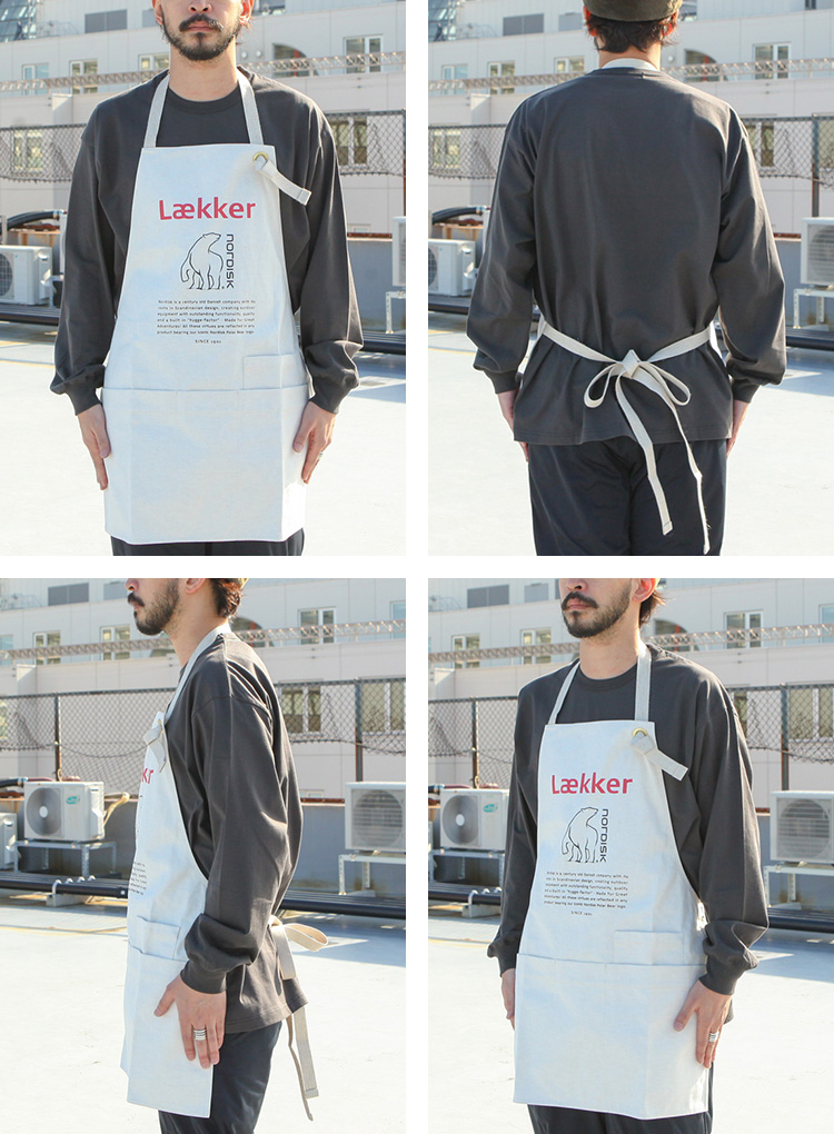 ノルディスク NORDISK エプロン KITCHEN APRON Laekker : nu06004