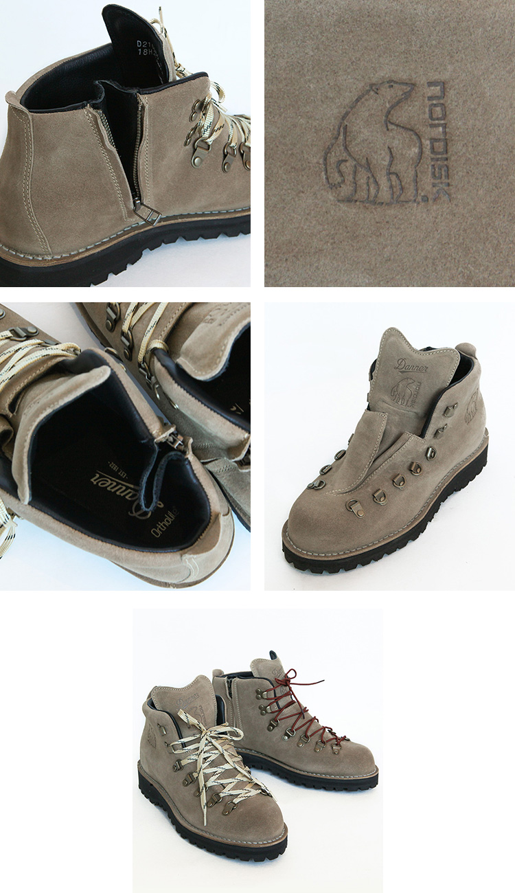 ノルディスク NORDISK 靴 ブーツ × DANNER MOUNTAIN LIGHT : BROWN